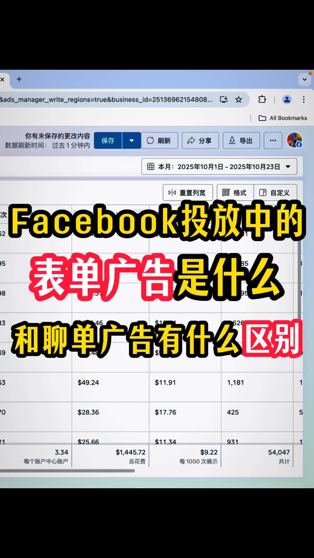 FB投放中表单广告是什么 和聊单有什么区别 | 实战经验与优化建议 | facebook广告