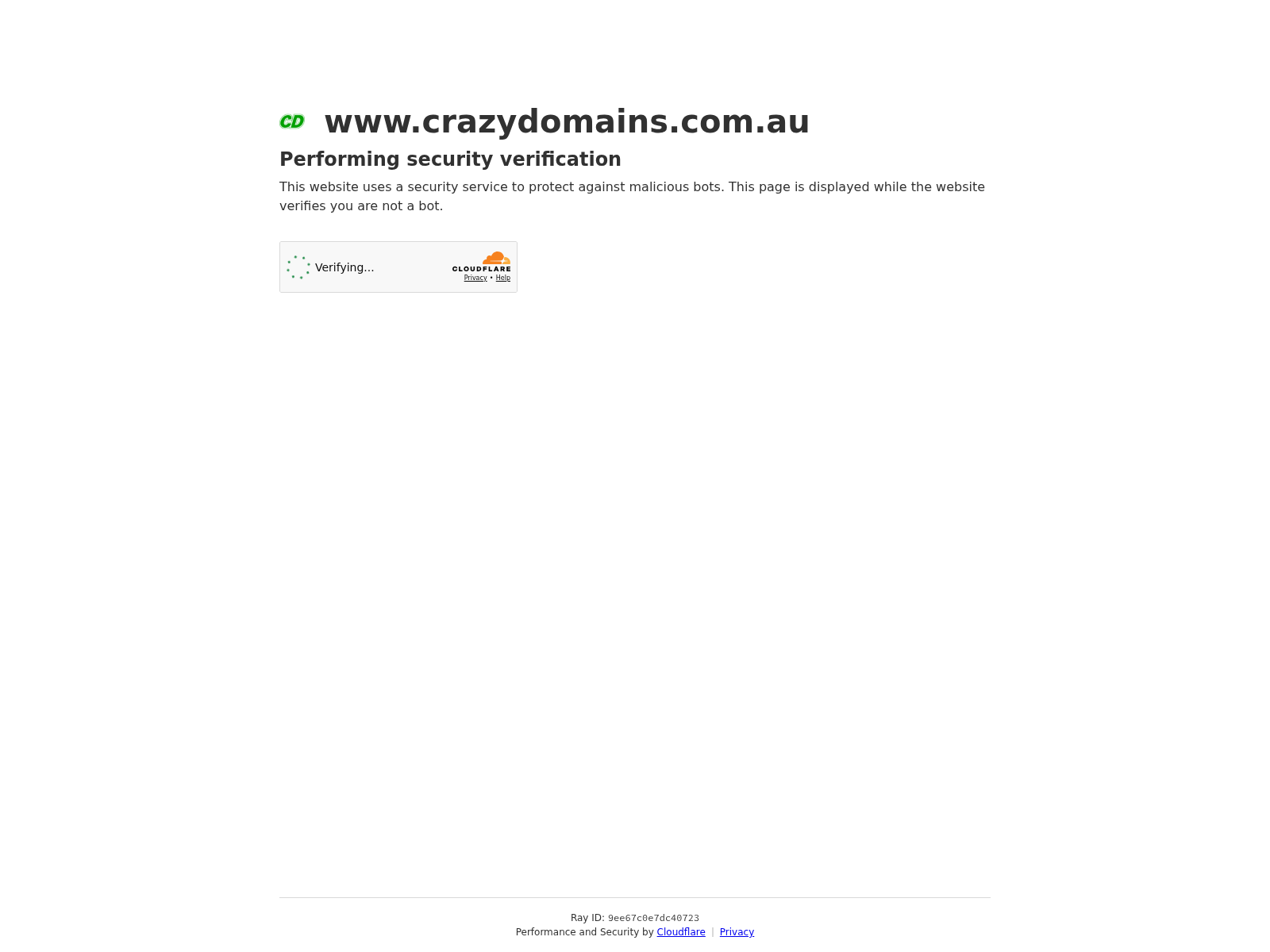 Crazy Domains AU